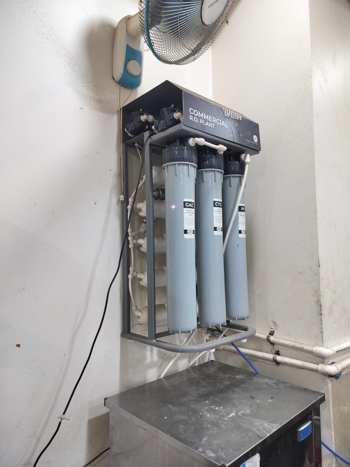 Water purifier filter components