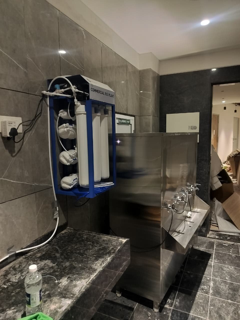 Water purifier maintenance and servicing
